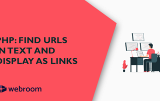 Find urls in text and display as links