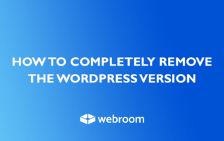 How to completely Remove The Wordpress version