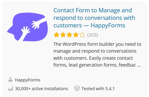 Contact Form to Manage and respond to conversations with customers — HappyForms