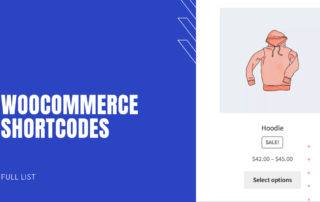 Woocommerce Shortcodes – Full list