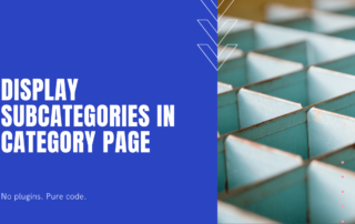 How to display subcategories in Category pages in WordPress